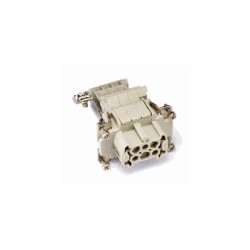 Insert HE AV, Raccordement à vis, femelle, 6 pin, 16A, Polycarbonate, 6B 